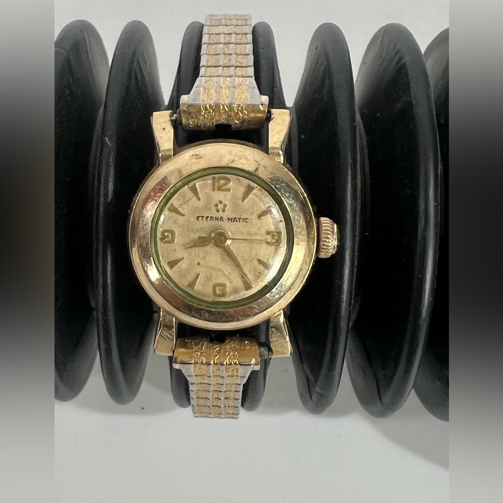 1950s ETERNA-MATIC VINTAGE Automatic Watch, 14K GOLD FILLED WORKS